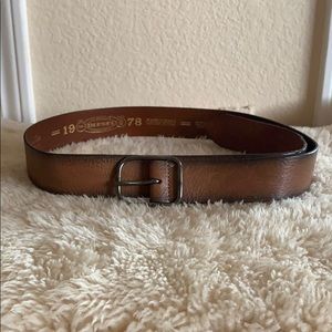 Diesel Tan Leather Belt